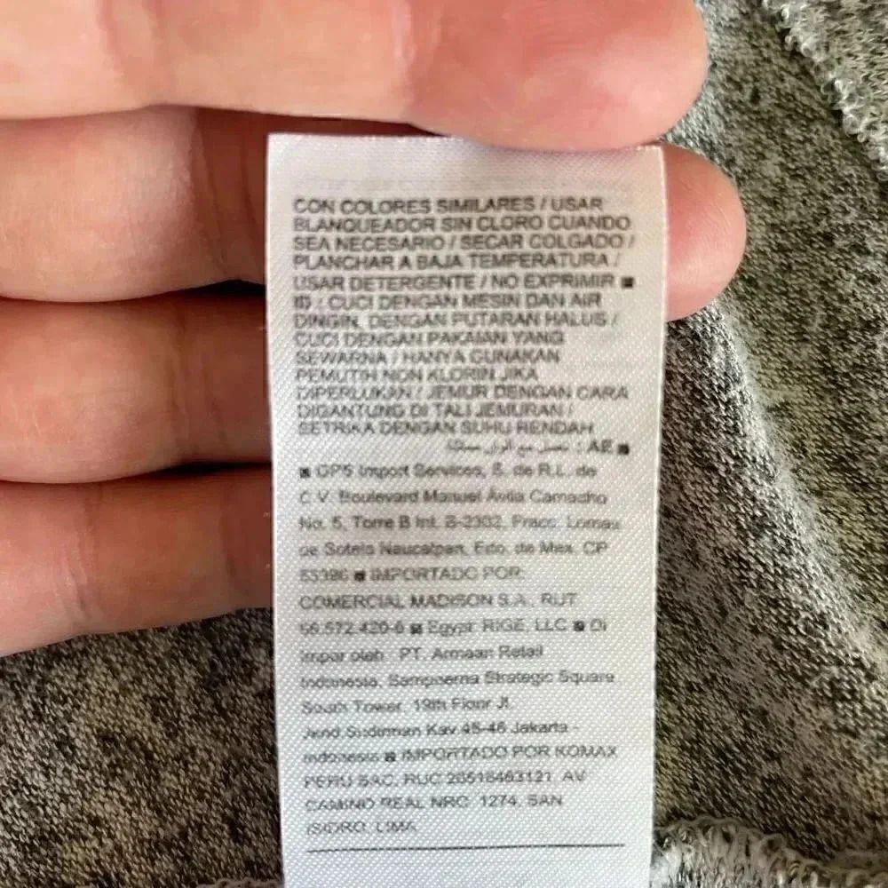 Old Navy Heather Gray Viscose Blend Swing Mini Dress Lightweight SZ MP # 1581 - Picture 11 of 12